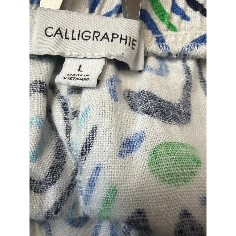Calligraphie linen blend